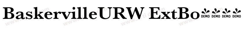 BaskervilleURW ExtBo字体转换